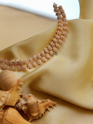 Dual Layer Rose Gold Necklace Set