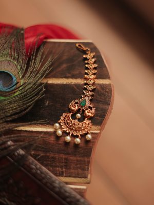 Antique Lakshmi Maang Tikka
