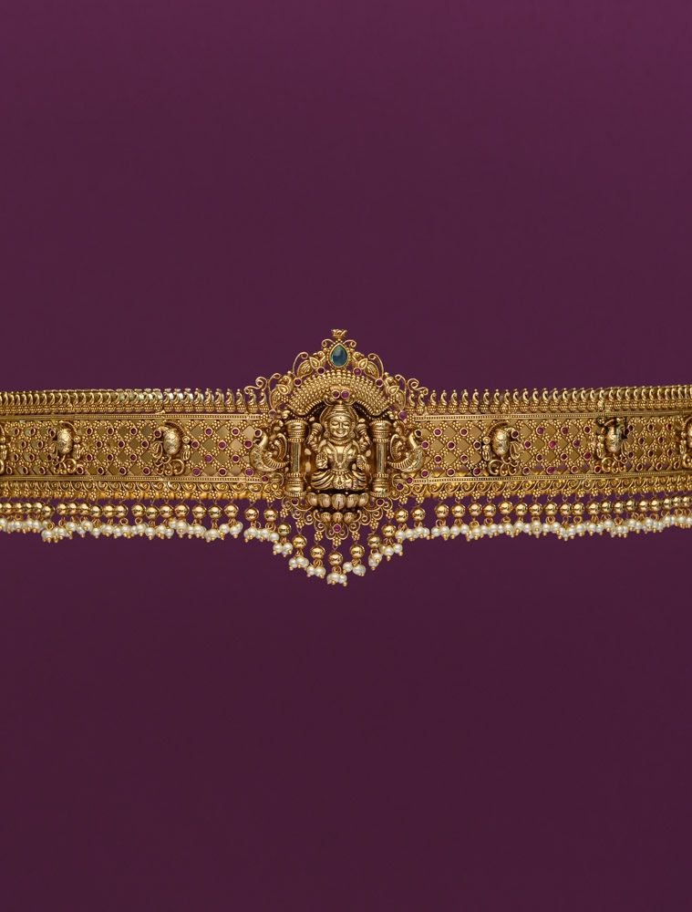 Traditional Temple Lakshmi Devi Hip Belt