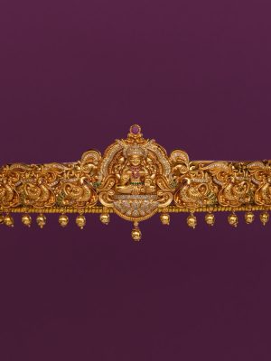 Traditional Temple Lakshmi Devi and Nakshi Hip Belt