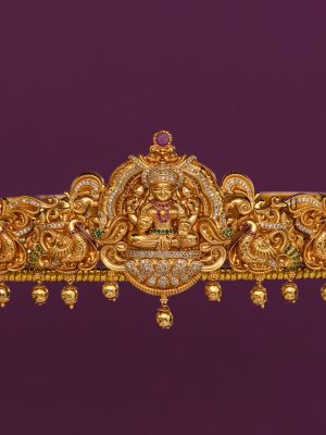 Traditional Temple Lakshmi Devi and Nakshi Hip Belt