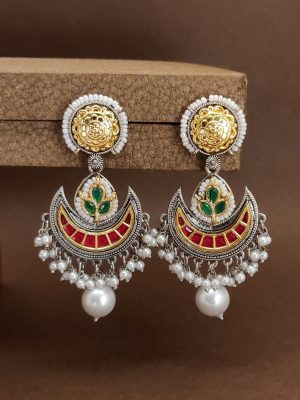Classic German Silver Plated Earrings