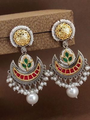 Classic German Silver Plated Earrings
