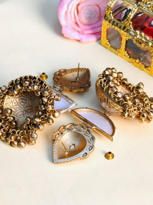 Lightweight Gold Plated Sabyasachi Jhumkas