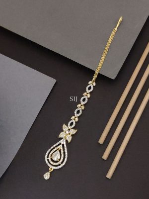 Imitation AD Stones Maang Tikka