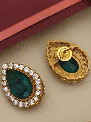 Gold Finish Polki Stones Choker