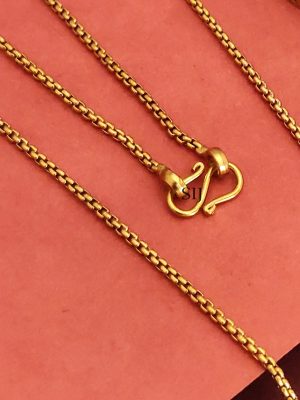 Gold Plated Long Kemp Stone Necklace Set