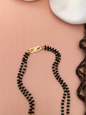 Gold Plated American Diamond Mangalsutra Set