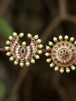 Traditional Sun and Moon Jada Billa Set