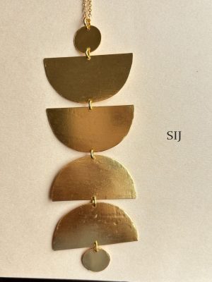Gold Finish Designer Pendant Chain