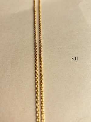 Gold Finish Designer Pendant Chain