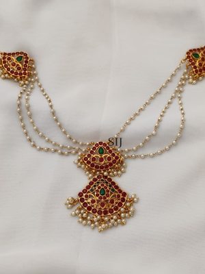 Traditional Pearl Layered Kemp Stones Jada Billa