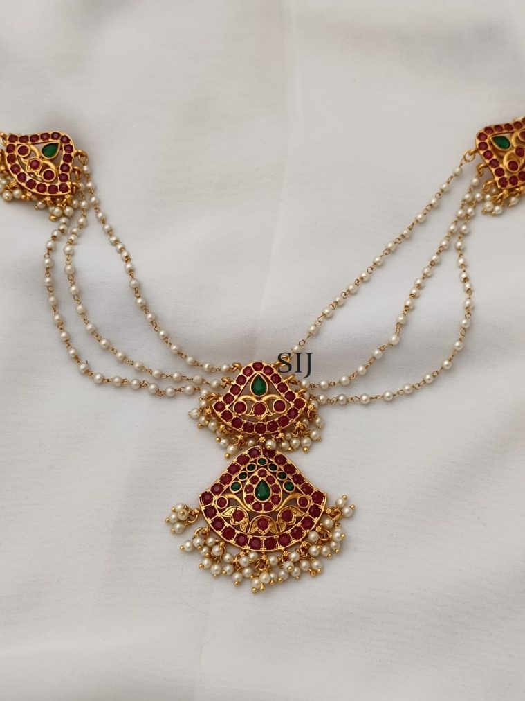 Traditional Pearl Layered Kemp Stones Jada Billa