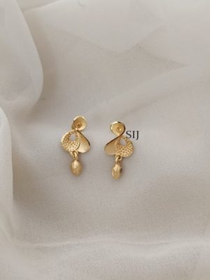 Gold Finish Designer Earrings