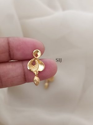 Gold Finish Designer Earrings