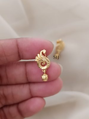 Imitation Peacock Design Earrings