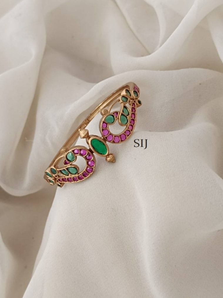 Artificial Dual Peacock Kemp Stones Bracelet
