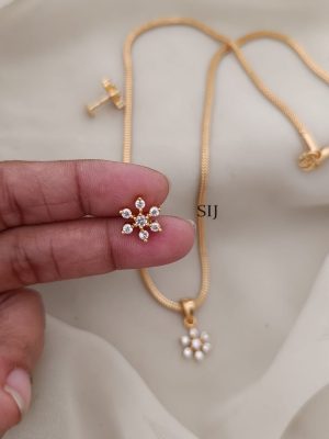 Imitation Star AD Stones Chain With Pendant