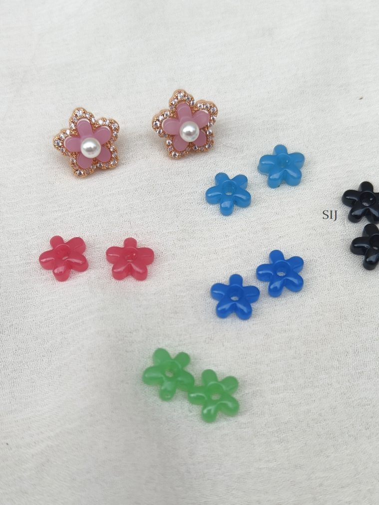 Rose Gold Color Changing Earrings