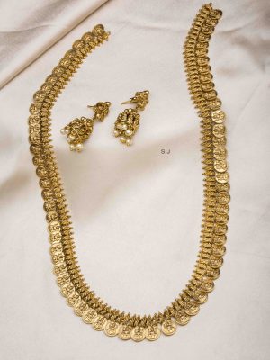 Traditional Lakshmi Coins Long Haram