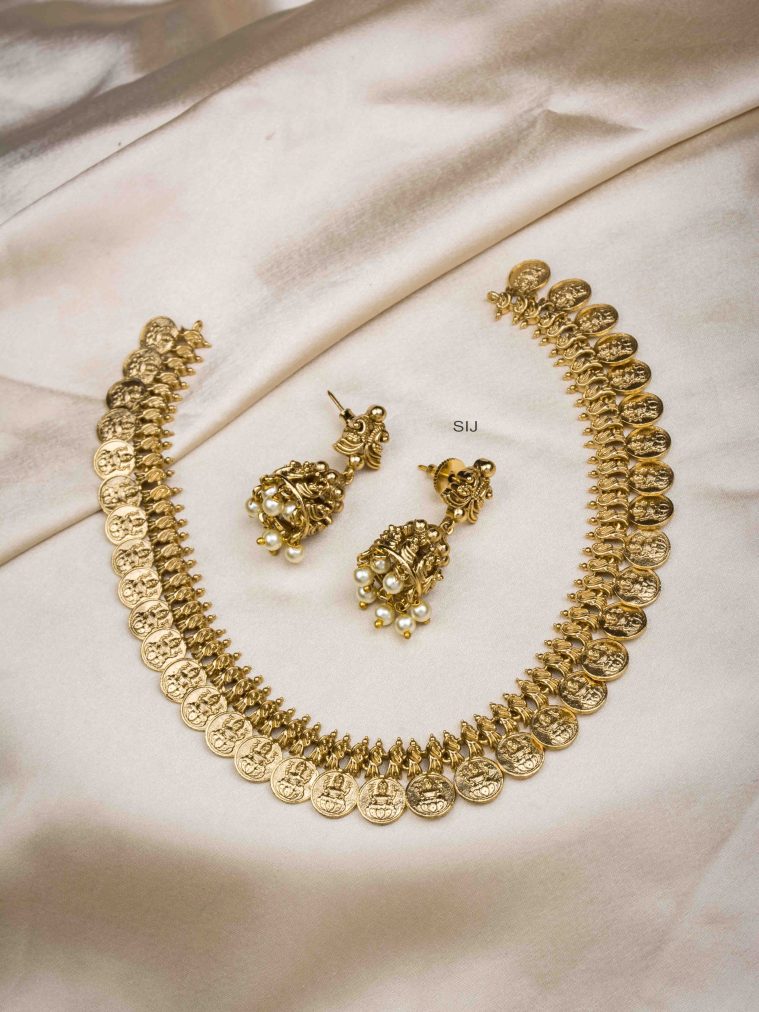 Traditional Lakshmi Devi Coins Necklace