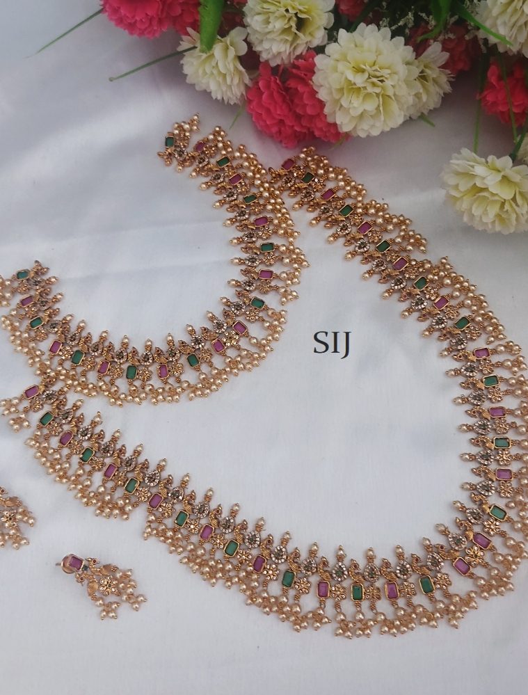 Matt Finish Guttapusalu Bridal Jewellery Set
