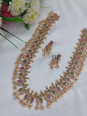Matt Finish Guttapusalu Bridal Jewellery Set