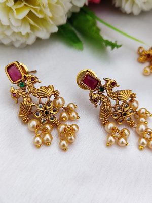 Matt Finish Guttapusalu Bridal Jewellery Set