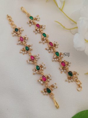Imitation Kemp Stones Ear Chains