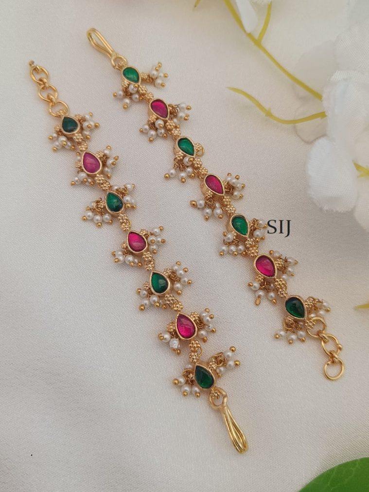 Imitation Kemp Stones Ear Chains