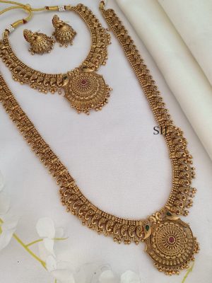 Gold Finish Bridal Jewellery Set