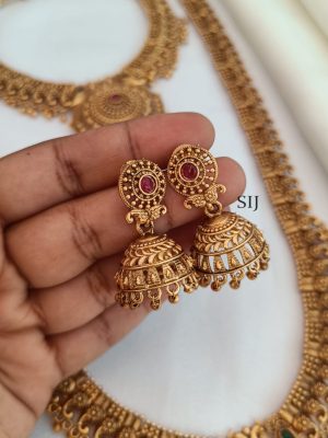 Gold Finish Bridal Jewellery Set