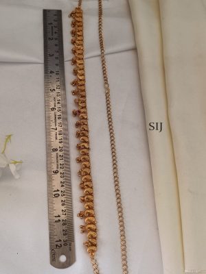 Gold Finish Mango Hip Chain