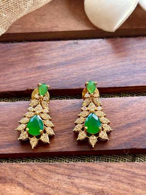 Bridal Emerald &AD Stones Choker Set