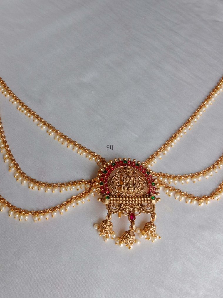 Goddess Lakshmi Hair Accessory with Mattal