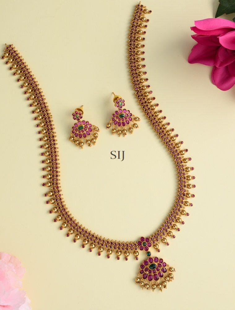Gold Plated Kemp Floral Haram