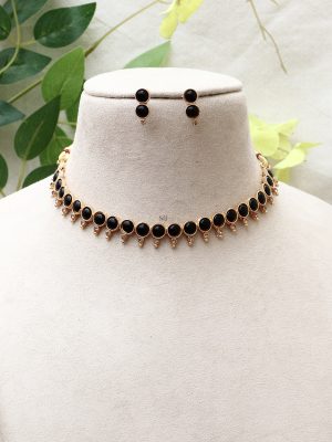 Gold Plated Multicolor Stone Necklaces
