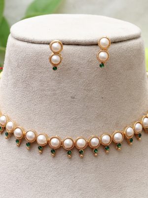 Gold Plated Multicolor Stone Necklaces