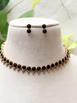 Gold Plated Multicolor Stone Necklaces