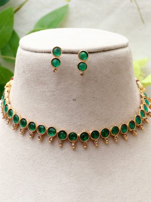 Gold Plated Multicolor Stone Necklaces
