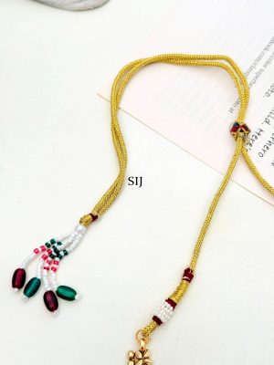 Gold Plated Round Peacock Necklace Set