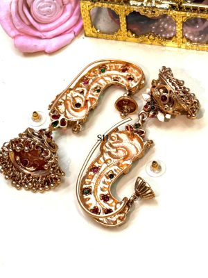 Gold Plated SouthIndian Style Earcuff Earring