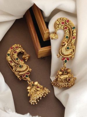 Gold Plated SouthIndian Style Earcuff Earring
