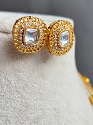 Jadau Kundan Two Layered Chain and Pendant