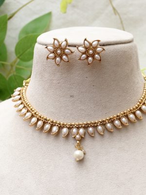 Mango Design Multicolor Stones Necklace