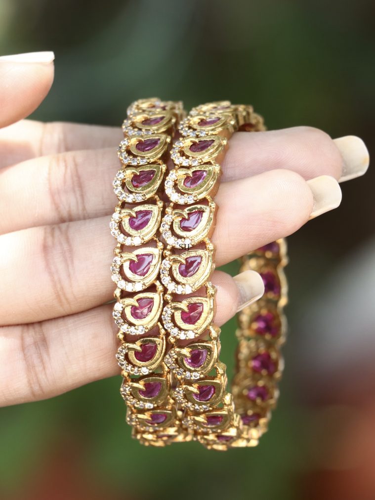 Ruby Kemp Stone Designer Bangles