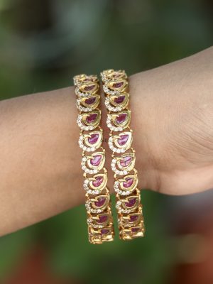 Ruby Kemp Stone Designer Bangles
