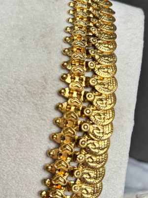 Traditional Jadau Kundan Pendant Kasumala Haram