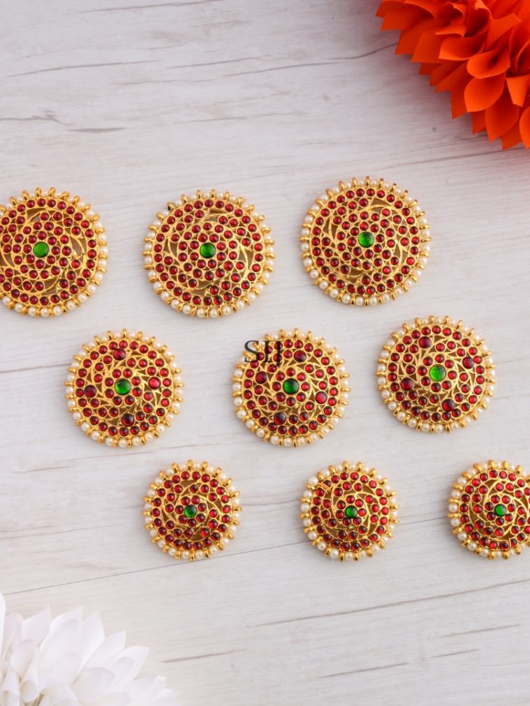 Traditional Kemp 9 Pieces Jadai Billai