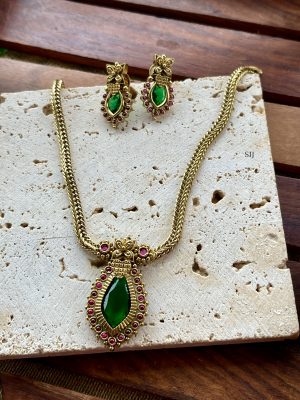 Traditional Palakka Necklace Set